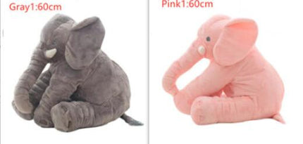 Almohada elefante de peluche para bebé, cómoda para dormir
