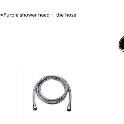 Cabezal de ducha de bajo consumo, con giro de 360 grados y pequeño ventilador, boquilla de ABS a alta presión, accesorios de baño
