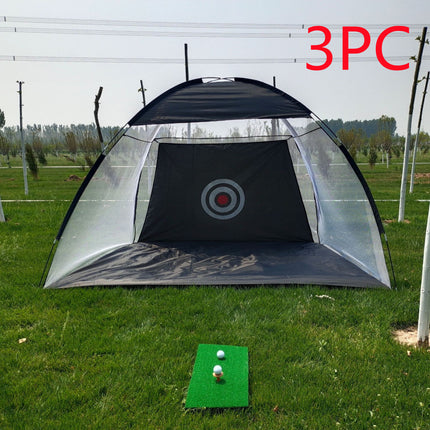 Red de práctica de golf Carpa Jaula de golpeo de golf Tienda de práctica para jardín o césped Equipo de entrenamiento de golf Malla para exteriores