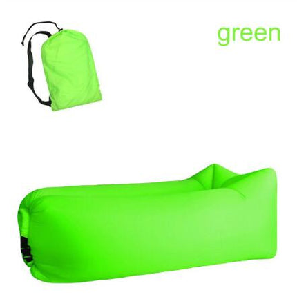 Sofá de aire para exterior, inflable rápido, tumbona, hamaca de playa, cama de aire plegable, saco de dormir, sofá perezoso, sofá de aire perezoso