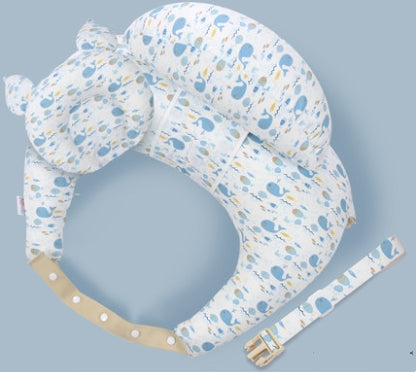 Cojines de lactancia para bebés, almohada de maternidad multifunción, ajustable para lactantes y recién nacidos, con cubierta lavable en capas