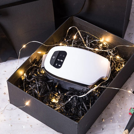 Masajeador de ojos con música Bluetooth, compresa caliente a presión de aire, ojeras, cuidado de los ojos