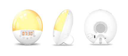 Despertador inteligente con control de voz WiFi, luz de amanecer natural