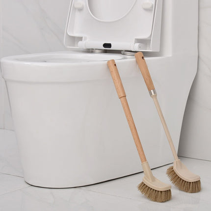 Cepillo de limpieza de inodoro con mango de madera, herramientas de limpieza de baño, cepillos de limpieza para piso de cocina