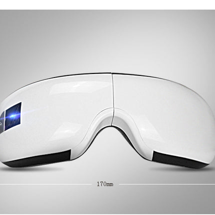 Masajeador de ojos con música Bluetooth, compresa caliente a presión de aire, ojeras, cuidado de los ojos