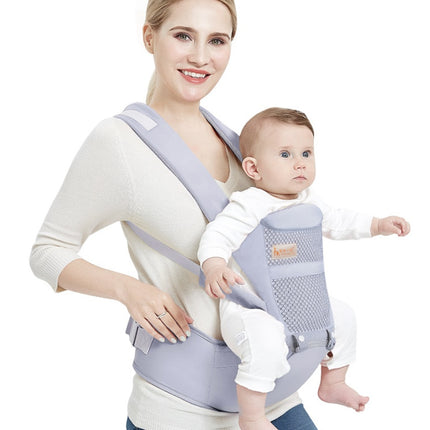 Taburete de cintura portabebés, mochila portabebés multifuncional para sentar al bebé