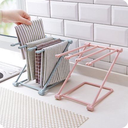 Estante Plegable para Paños de Cocina Organizador de Accesorios de Cocina