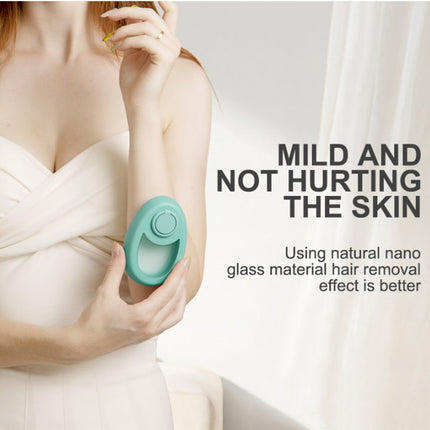 CJEER Depiladora de cristal mejorada, borrador mágico de pelo de cristal para mujeres y hombres, herramienta exfoliante física, herramienta indolora para depilación de piernas, espalda y brazos