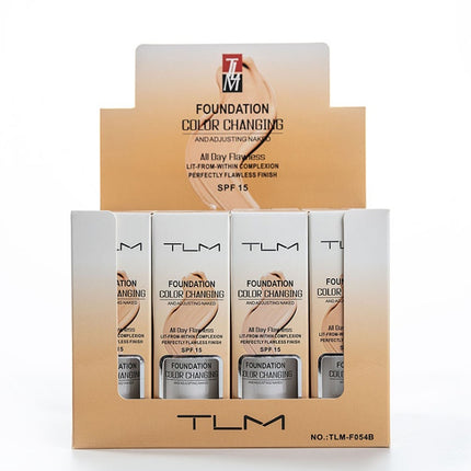 Base de Maquillaje Líquida Corrector de Temperatura Portátil Tono Natural Base de Maquillaje BB Corrector