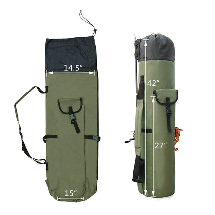Bolsa portátil para cañas de pescar y carretes
