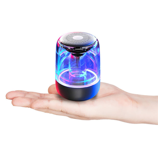 Parlantes Portátiles Bluetooth Columna Altavoz Inalámbrico Bluetooth Potente Bajo Radio con Luz LED de Color Variable
