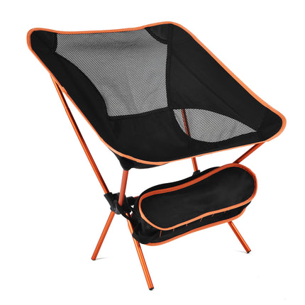 Silla plegable ultraligera de viaje, silla de camping al aire libre de carga súper pesada, silla portátil para playa, senderismo, picnic, asiento de pesca, herramientas