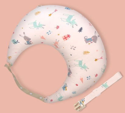 Cojines de lactancia para bebés, almohada de maternidad multifunción, ajustable para lactantes y recién nacidos, con cubierta lavable en capas