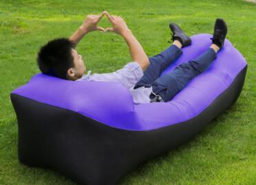 Sofá de aire para exterior, inflable rápido, tumbona, hamaca de playa, cama de aire plegable, saco de dormir, sofá perezoso, sofá de aire perezoso