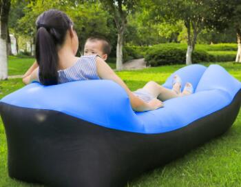 Sofá de aire para exterior, inflable rápido, tumbona, hamaca de playa, cama de aire plegable, saco de dormir, sofá perezoso, sofá de aire perezoso