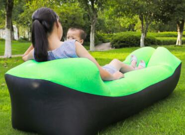 Sofá de aire para exterior, inflable rápido, tumbona, hamaca de playa, cama de aire plegable, saco de dormir, sofá perezoso, sofá de aire perezoso