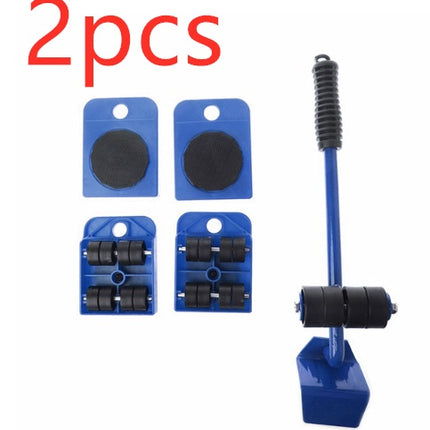 Herramienta elevadora para mover muebles, dispositivo de mudanza profesional, 5 unidades por juego