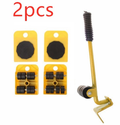 Herramienta elevadora para mover muebles, dispositivo de mudanza profesional, 5 unidades por juego