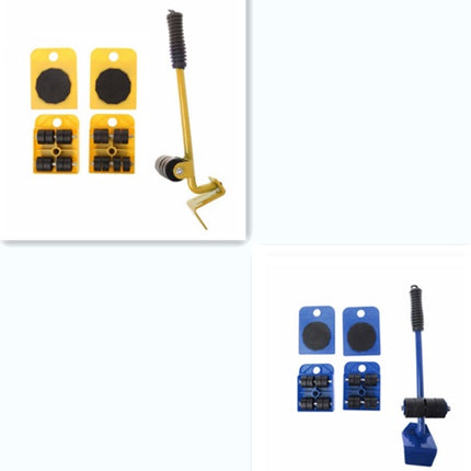 Herramienta elevadora para mover muebles, dispositivo de mudanza profesional, 5 unidades por juego