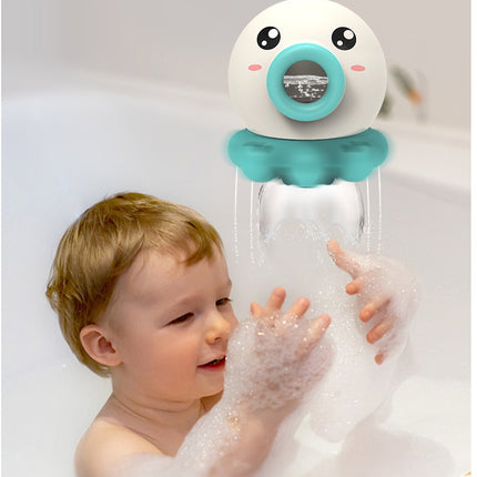 Juguete de baño con fuente de pulpo, chorro de agua, ducha giratoria, juguete de baño, juguetes de agua de verano, rociador, juguetes de playa, juguetes de agua para niños