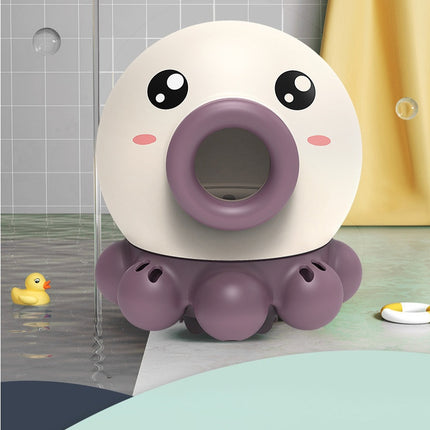 Juguete de baño con fuente de pulpo, chorro de agua, ducha giratoria, juguete de baño, juguetes de agua de verano, rociador, juguetes de playa, juguetes de agua para niños
