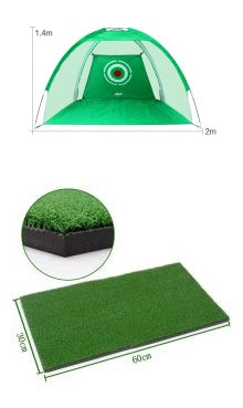 Red de práctica de golf Carpa Jaula de golpeo de golf Tienda de práctica para jardín o césped Equipo de entrenamiento de golf Malla para exteriores
