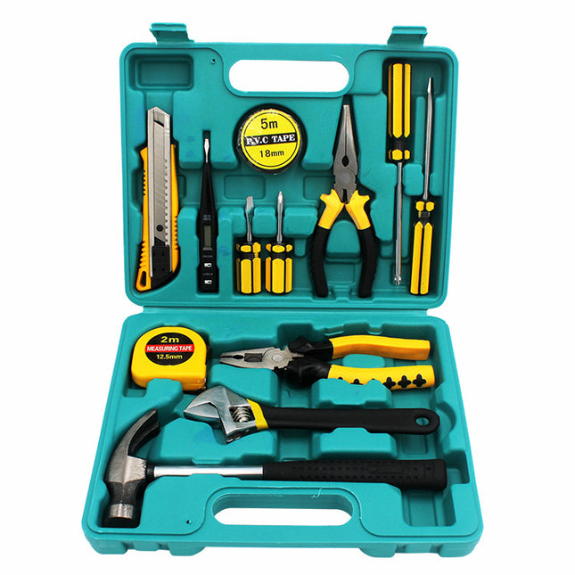 Juego de herramientas multifuncional de 13 piezas, caja de herramientas combinada de regalo, alicates de doble uso para coche y hogar
