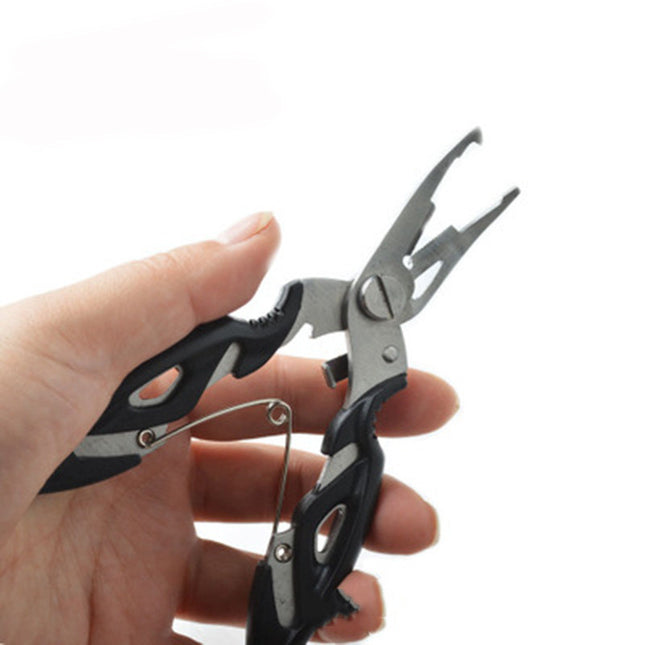 Equipo de Pesca Labio de Pescado Acero Inoxidable Tijeras Pinzas Pesca Alicates Juego de Accesorios Herramienta