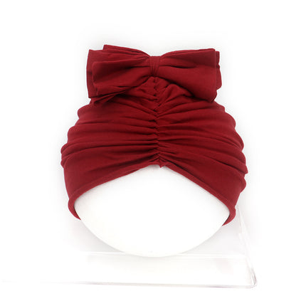 Gorro de bebé lindo recién nacido, suave, para niña, turbante, gorra para bebé, gorro, envolturas para la cabeza