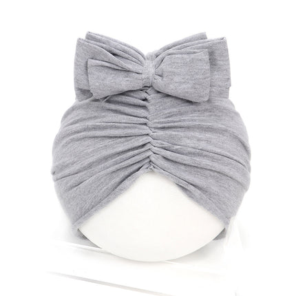 Gorro de bebé lindo recién nacido, suave, para niña, turbante, gorra para bebé, gorro, envolturas para la cabeza