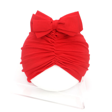 Gorro de bebé lindo recién nacido, suave, para niña, turbante, gorra para bebé, gorro, envolturas para la cabeza