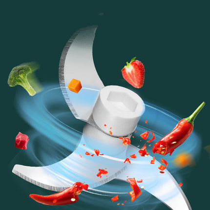 Mini picadora/molinillo de alimentos eléctrico portátil para ajo, verduras, frutas y carne