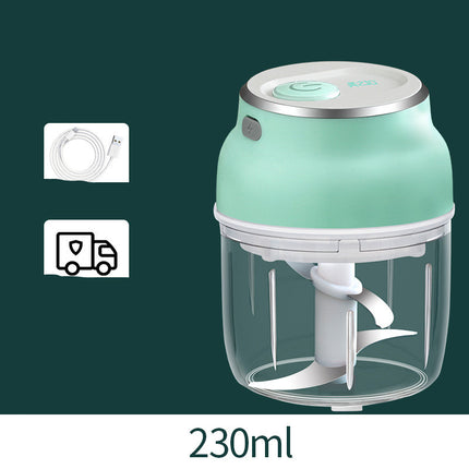 Mini picadora/molinillo de alimentos eléctrico portátil para ajo, verduras, frutas y carne