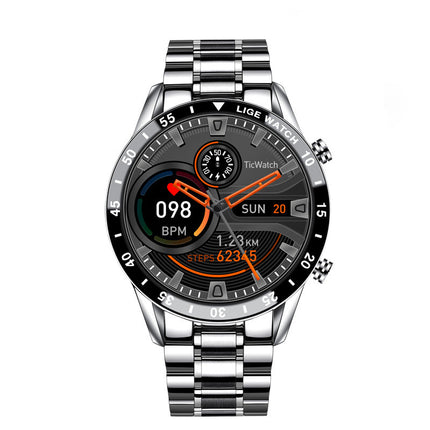 Reloj inteligente multifunción, llamada Bluetooth, podómetro, detección de presión arterial y frecuencia cardíaca, reloj resistente al agua