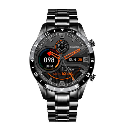 Reloj inteligente multifunción, llamada Bluetooth, podómetro, detección de presión arterial y frecuencia cardíaca, reloj resistente al agua