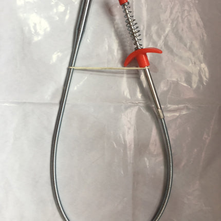 60CM Desatascador de tuberías de alcantarillado con resorte, herramienta de dragado, limpiador de pelo doméstico, desatascador de desagües, herramientas de limpieza para fregadero de cocina, utensilios de cocina