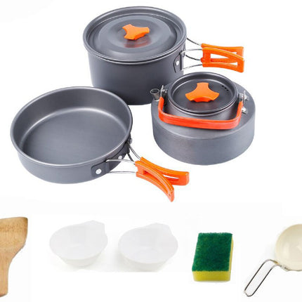 Utensilios de Cocina Portátiles para Exteriores Kit de Cantina Camping Senderismo Picnic