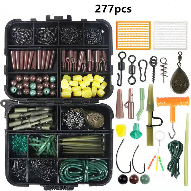 Equipo de Pesca Estilo Europeo, Traje de Pesca, Anzuelo Giratorio, Bloqueador, Accesorios de Pesca