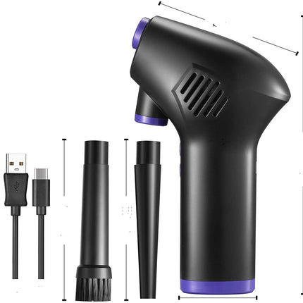 Plumero de aire inalámbrico, soplador de aire comprimido, plumero de aire eléctrico para limpieza de teclados de computadora, cámaras y pequeños electrodomésticos
