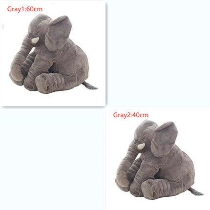 Almohada elefante de peluche para bebé, cómoda para dormir