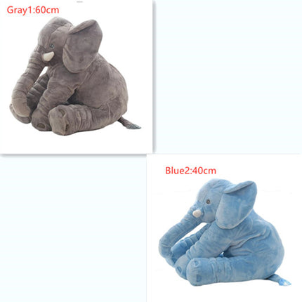Almohada elefante de peluche para bebé, cómoda para dormir