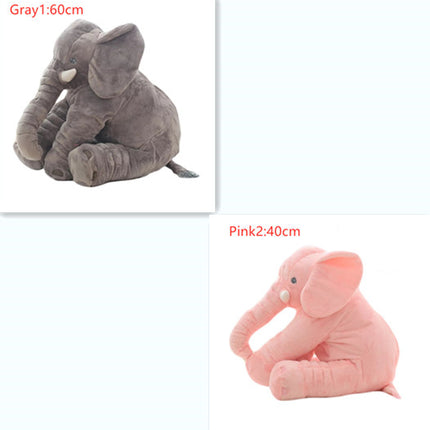 Almohada elefante de peluche para bebé, cómoda para dormir