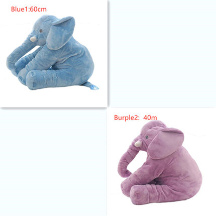 Almohada elefante de peluche para bebé, cómoda para dormir