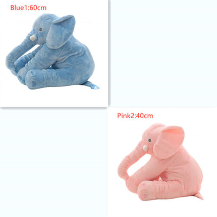 Almohada elefante de peluche para bebé, cómoda para dormir