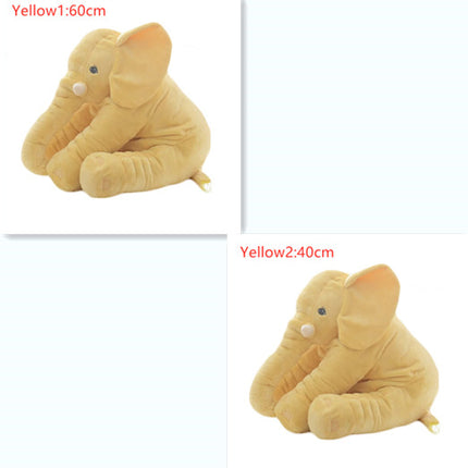 Almohada elefante de peluche para bebé, cómoda para dormir