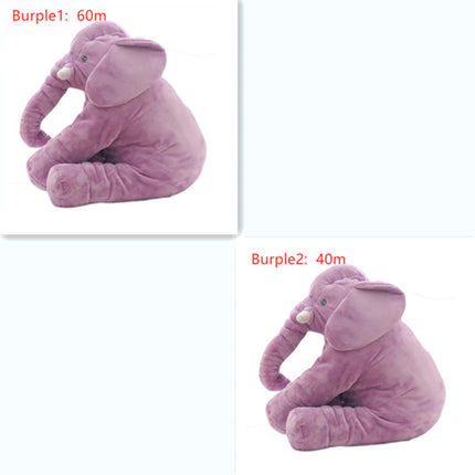 Almohada elefante de peluche para bebé, cómoda para dormir