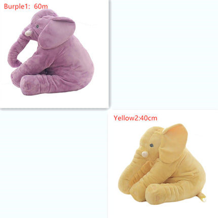Almohada elefante de peluche para bebé, cómoda para dormir