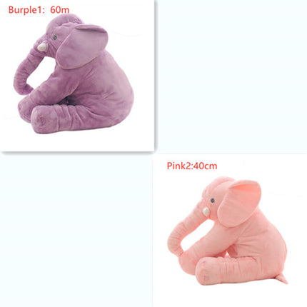 Almohada elefante de peluche para bebé, cómoda para dormir