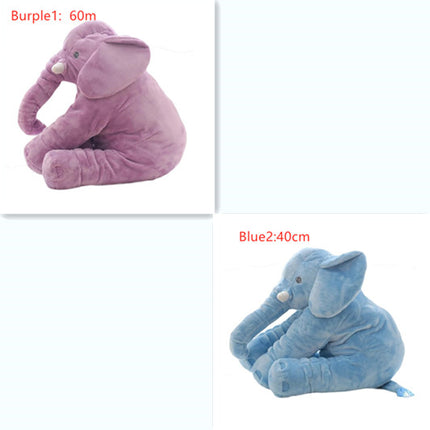 Almohada elefante de peluche para bebé, cómoda para dormir