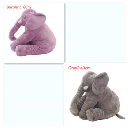 Almohada elefante de peluche para bebé, cómoda para dormir